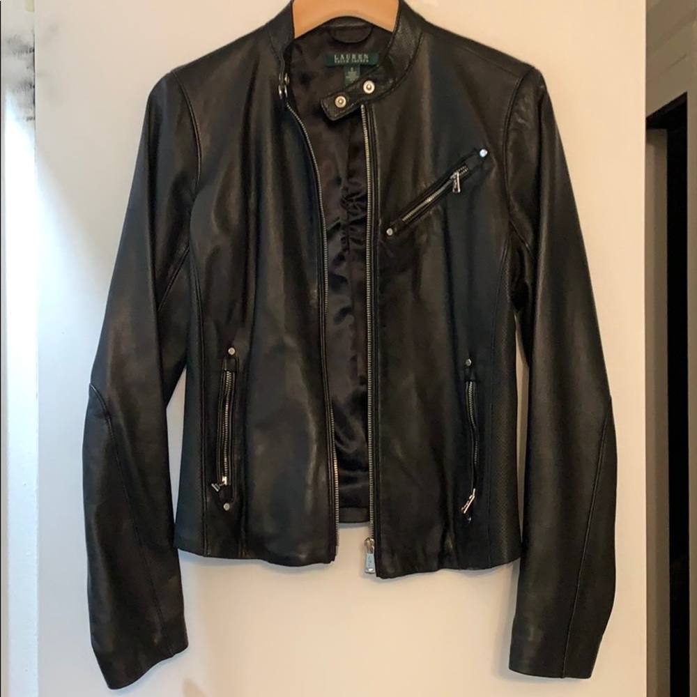 Ralph Lauren Leather Jacket. worn 1x